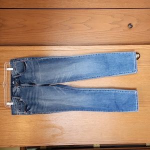 Old Navy mid rise power slim straight jeans size 12